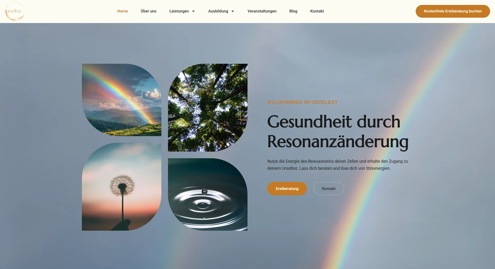 Screenshot der Website urselbst.de